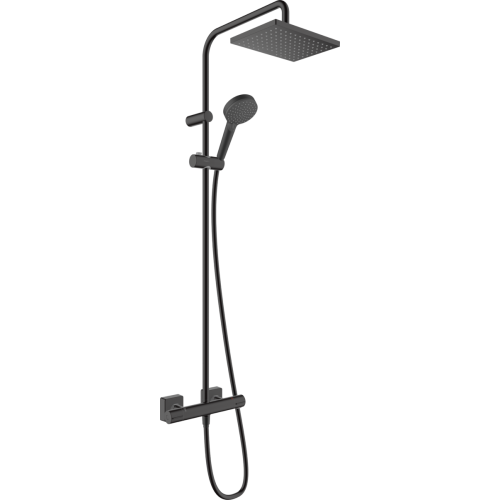 Душова система Hansgrohe Vernis Shape Showerpipe 230 1jet з термостатом, Matt Black (26286670)