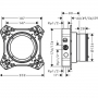 Прихована частина Hansgrohe iBox universal 2 Basic set (01500180)