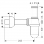 Сифон для раковины Hansgrohe 52010000 chrome