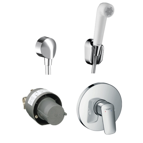 Гигиенический душ+смеситель Hansgrohe Logis 1262019