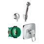 Гигиенический душ+смеситель Hansgrohe Logis 7122021