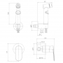 Гігієнічний душ+змішувач Imprese Laska VR30040Z-BT