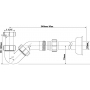 Сифон для биде без слива McAlpine HC23