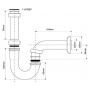Сифон для умивальника McAlpine 215CB