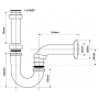 Сифон для умывальника McAlpine 215CB