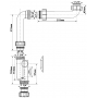 Сифон для умивальника McAlpine HC13SPS-X32PF