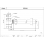 Сифон для умивальника McAlpine HC2WM-40