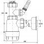 Сифон для умивальника McAlpine HC2WM-32