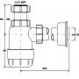 Сифон для умывальника McAlpine HC2