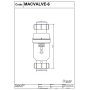 Сифон для умивальника McAlpine MACVALVE-6