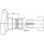 Врізання в трубу McALPINE 110/50мм (BOSSCONN110-50-GR)