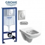 Інсталяції з унітазом: Grohe Rapid SL 38721001 + Kolo Nova Pro Rimfree M39018000