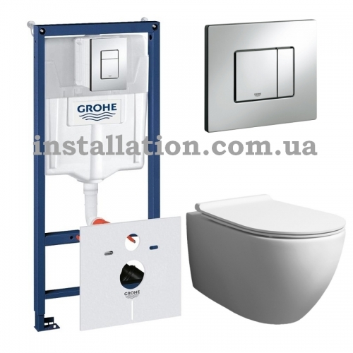 Инсталляция с Унитазом Grohe Rapid SL 38536001 + Simas Vignoni (VI18/F85) + Сиденье Slim Soft-close