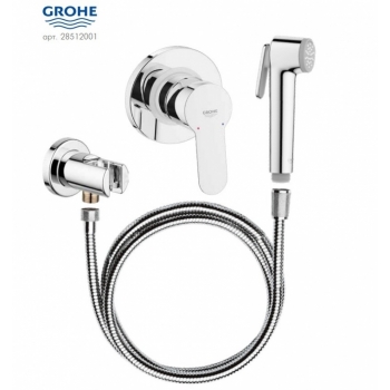 Гигиенический душ+смеситель Grohe Bau Edge (28512001)