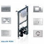Инсталляция для унитаза Koller Pool Alcora ST1200 +смеситель с гигиеническим душем Grohe BauClassic 111048