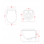 Унитаз подвесной Artceram File 2.0, grey olive (FLV004 15; 00)+сиденье soft close 