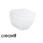 Підвісний унітаз Creavit Elegant Rim-Off + сидіння soft-close (TP326.00100 + KC3181.00)