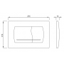 Система інсталяції Schwab XS 189 Basic (667798) + панель змиву Eris