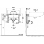 Инсталляция для раковины Valsir Fix (825401)