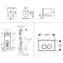 Инсталляция+Унитаз: AlcaPlast AM101/1120+ клавиша M71+Laufen Pro H8619570000001 + крышка SoftClose