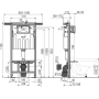 Инсталляция с унитазом: Alcaplast AM101/1120 + Volle Orlando Rimless 13-35-373
