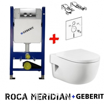 Инсталляция Geberit 458.126.00.1 + унитаз Roca Meridian-N A34H249000