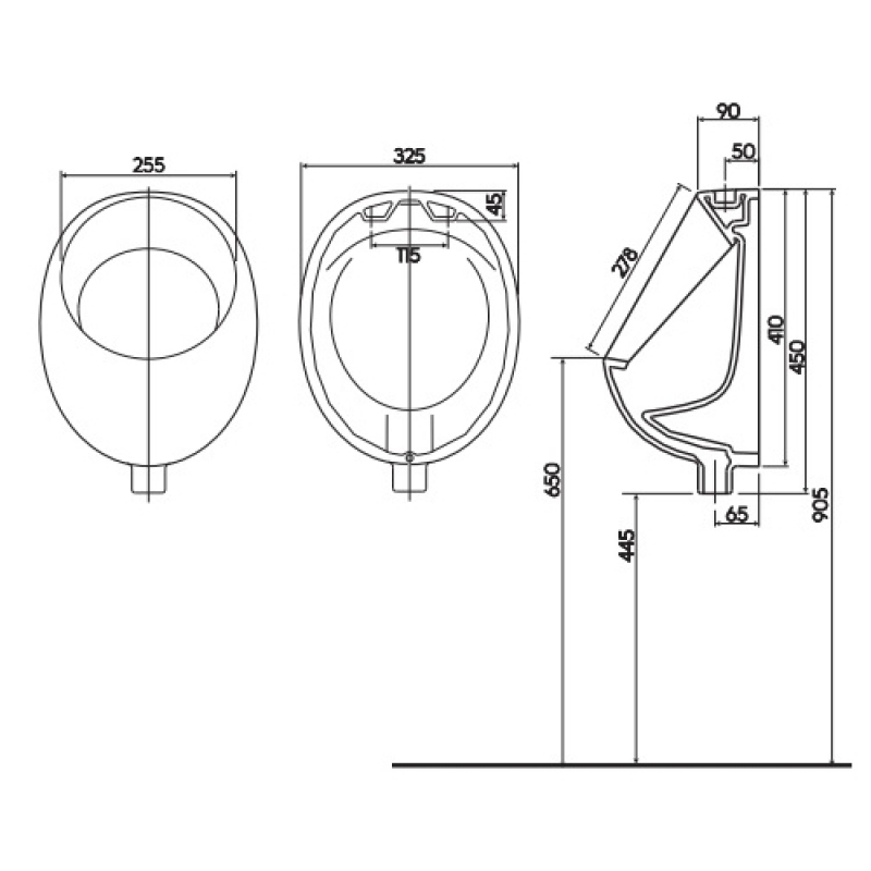 Писсуар Colombo S12610100 + Инсталляция Alcaplast A107/1120. Цена ...