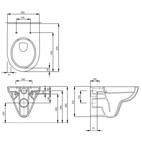 Унитаз+Инсталляция Geberit Duofix 458.126.00.1+Kolo Nova Pro Rimfree ...